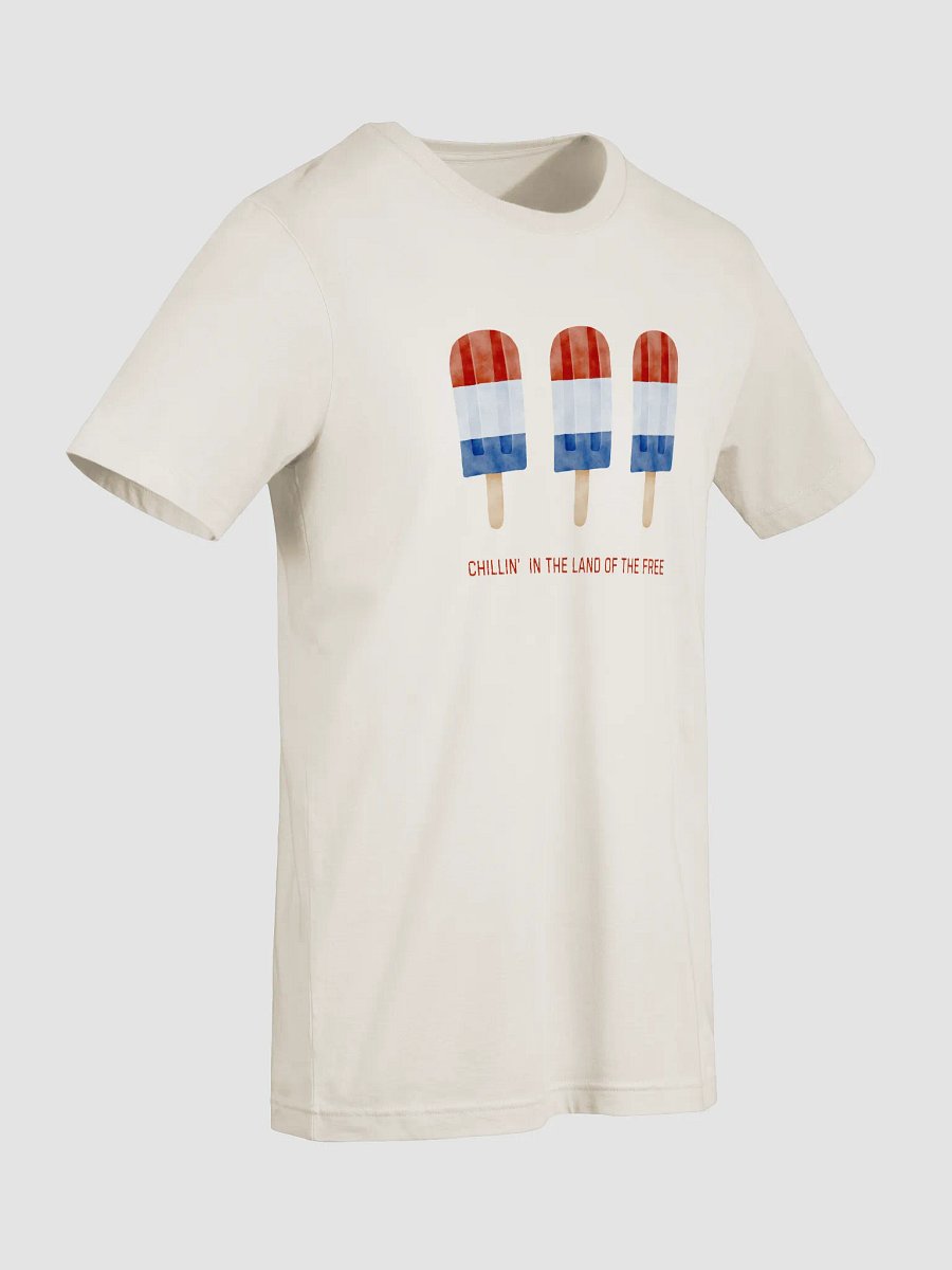 Chillin’ in the Land of the Free – Patriotic Popsicle Tee product image (9)