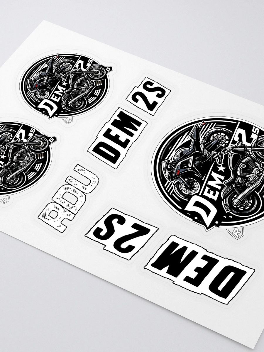DEM 2s | 2025 STICKER SHEET product image (2)