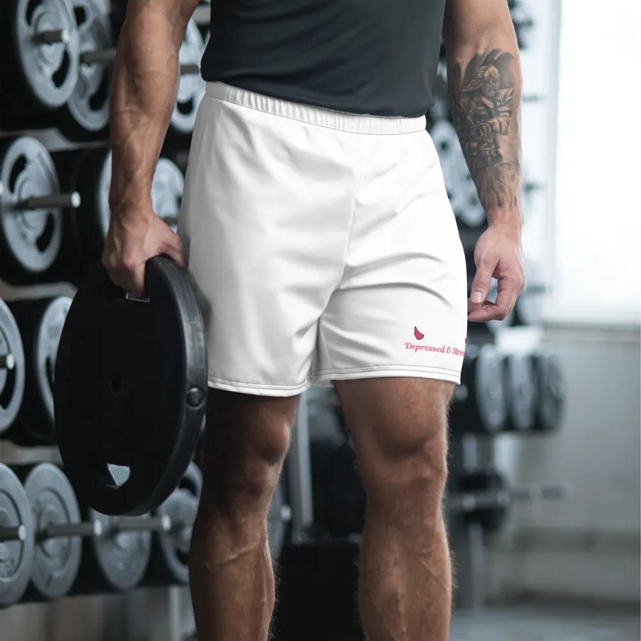 Depressed & Stressed Athletic Shorts product image (3)