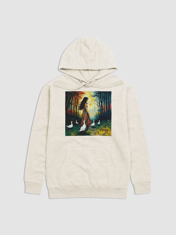 goose lady Cozy Cotton Blend Unisex Hoodie product image (1)