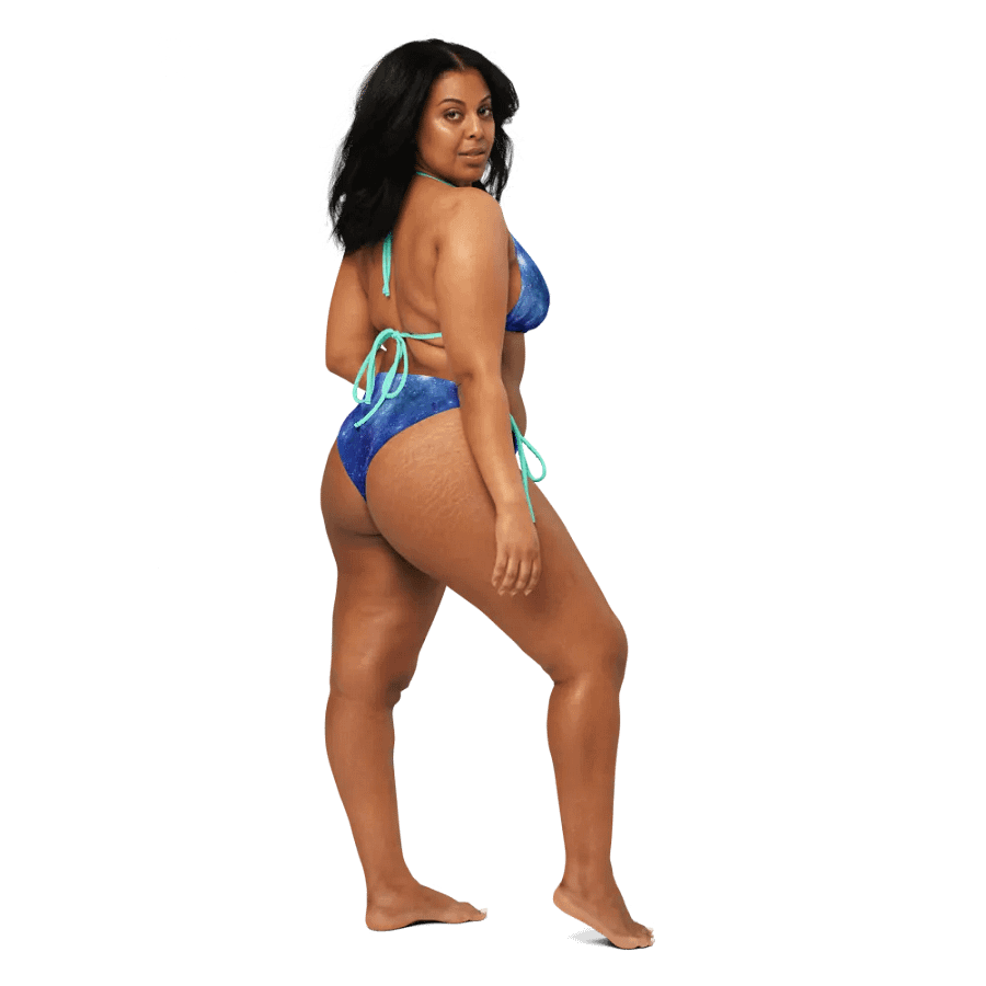 Galaxy string bikini {seafoam} product image (3)