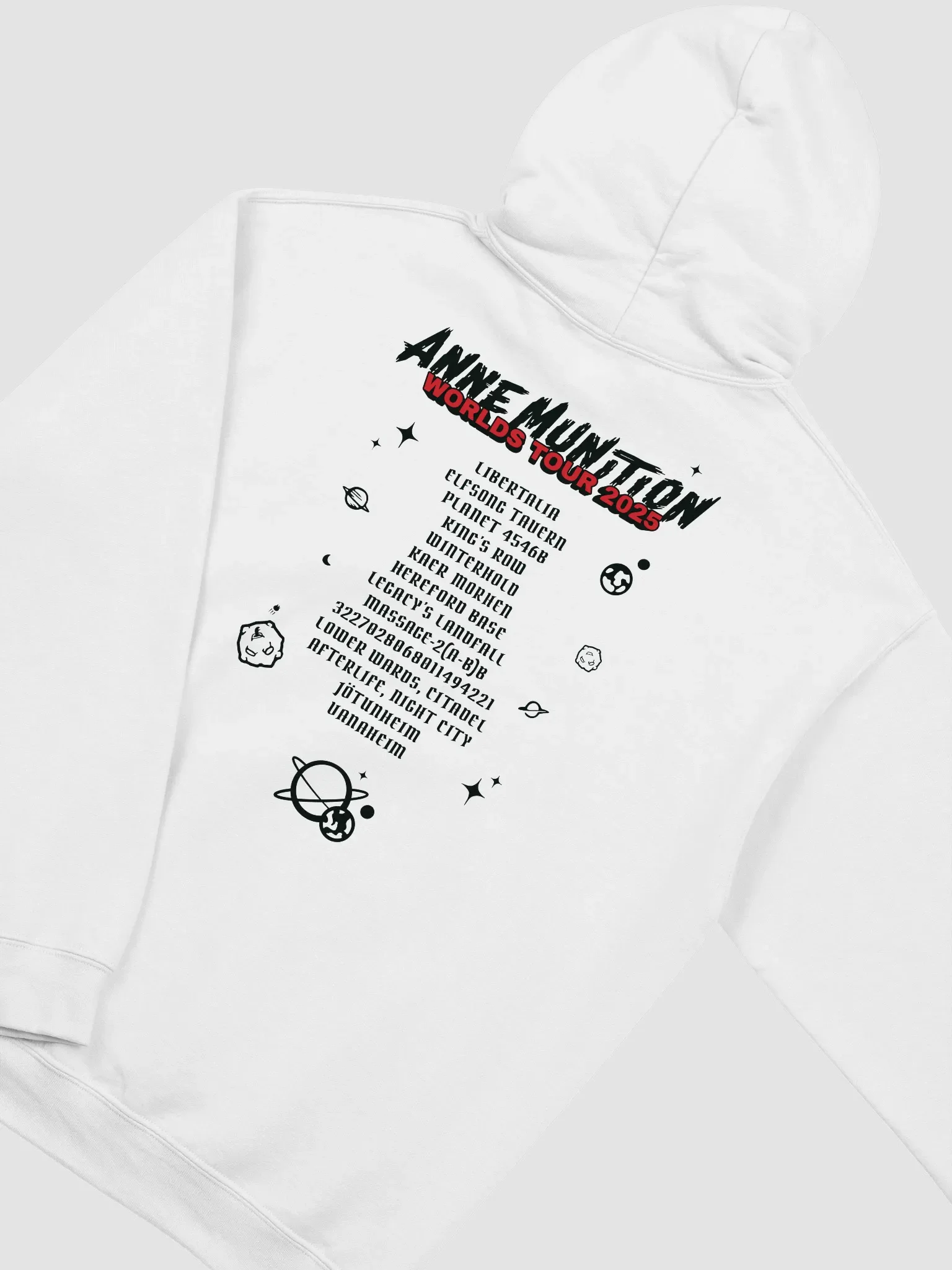 Anne Munition Worlds Tour 2025 - Hoodie (Light) product image (1)