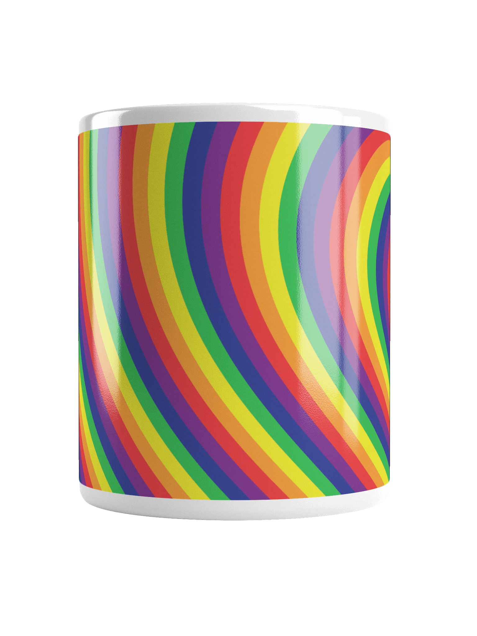 Rainbow Pride Hearts Mug (Left-handed) product image (6)