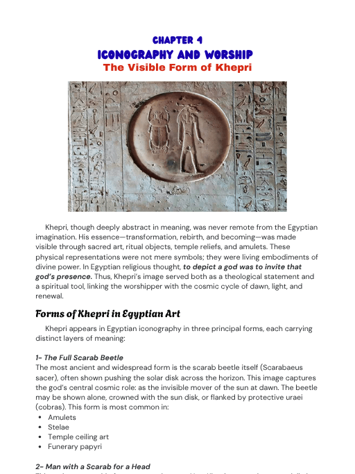 Khepri - The Myth and Spiritual Significance product image (5)