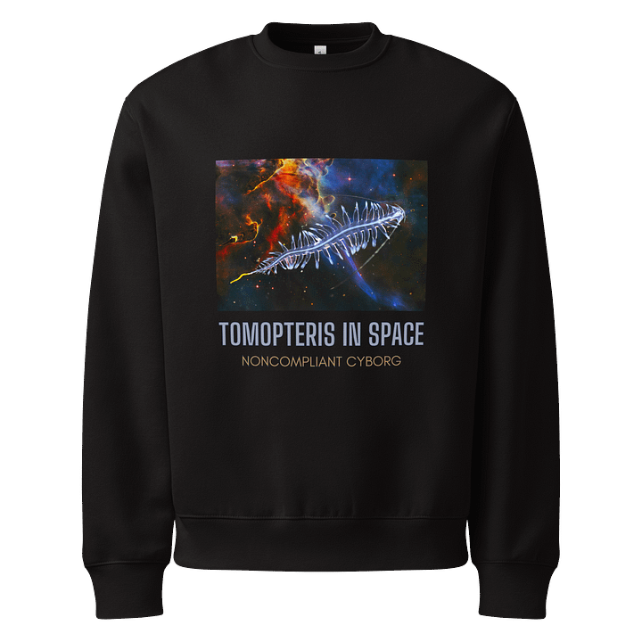 Tompteris in Space with text Sweatshirt product image (5)