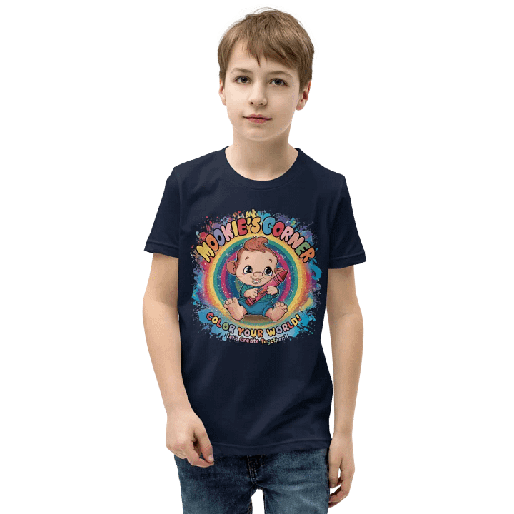 Mookie's Corner: Color Your World T-shirt for Kids product image (1)