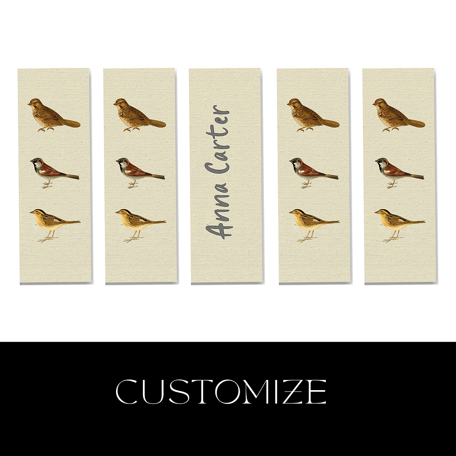 Sparrow Bookmark product image (3)