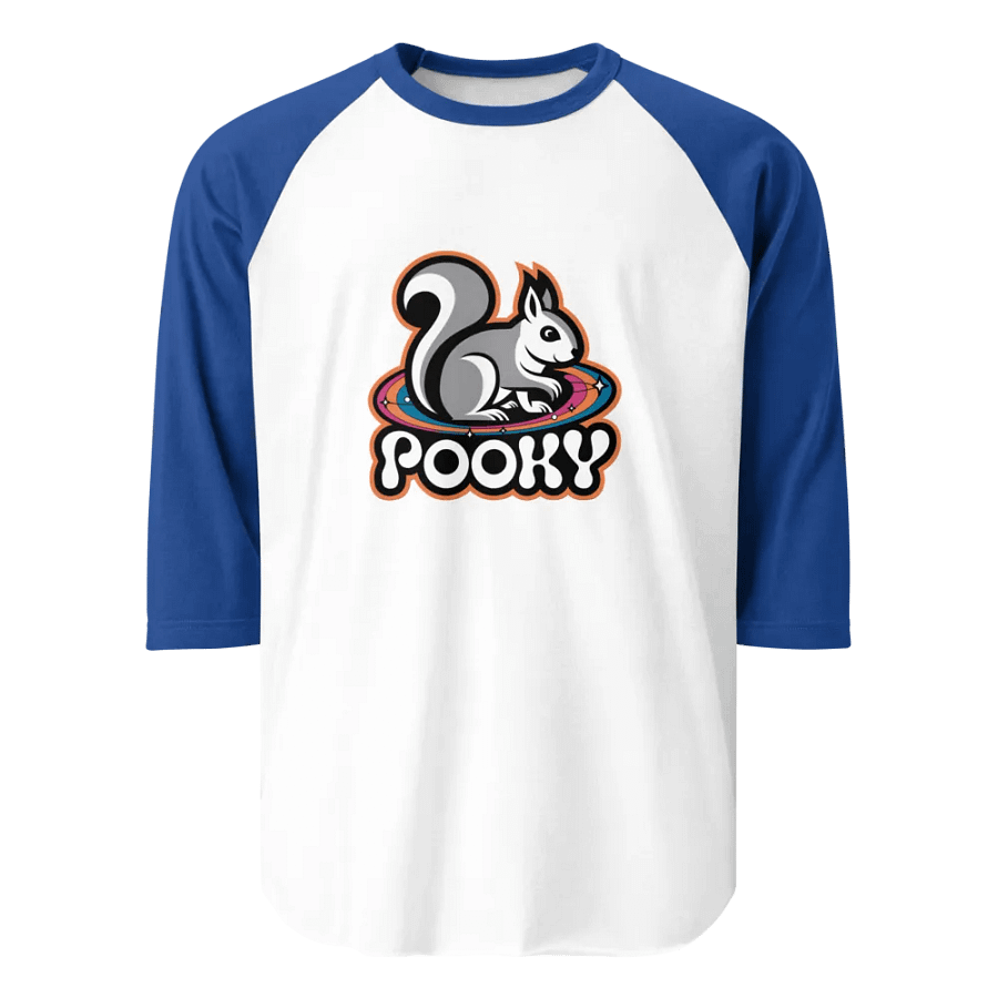 Pooky's Cosmic Adventure Raglan Tee product image (1)
