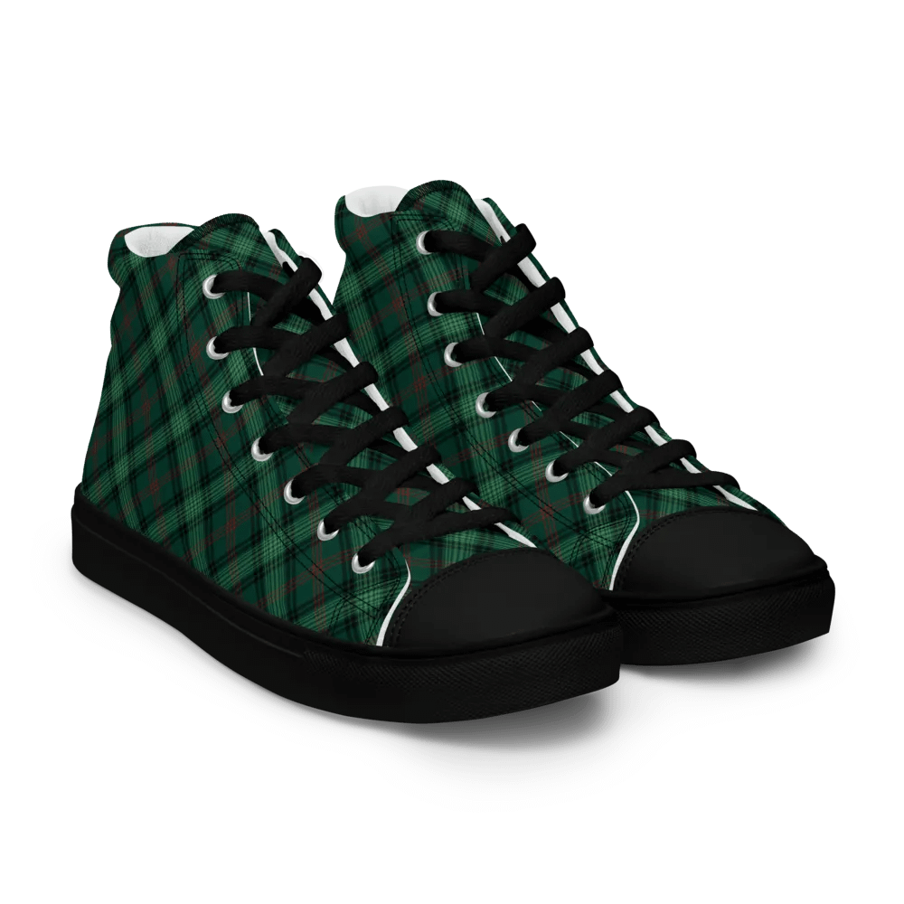 Ross Hunting Tartan Men's High Top Shoes product image (1)