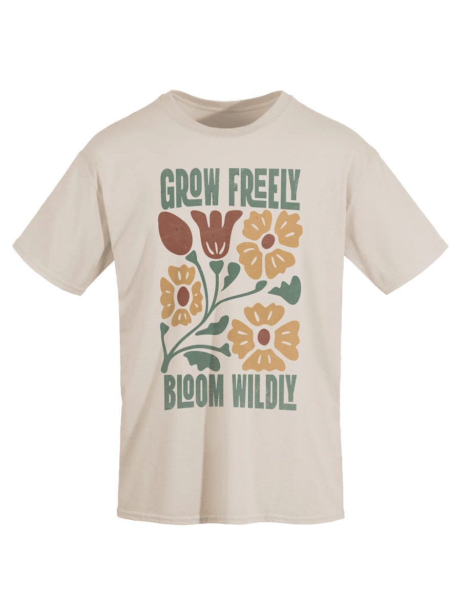 Vintage Floral Grow Freely Classic Unisex T-Shirt product image (11)