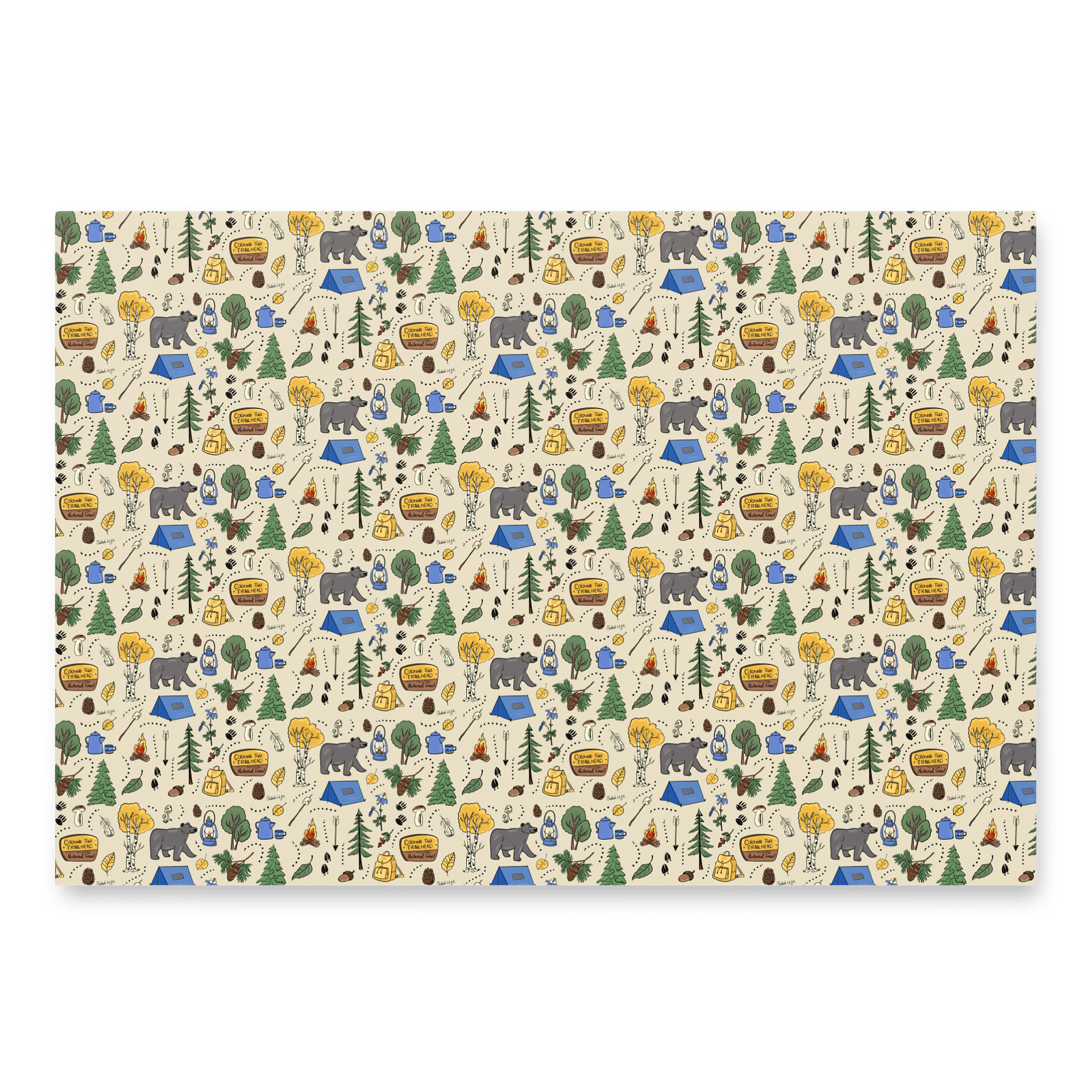Colorado Trail Adventure Wrapping Paper Set product image (6)