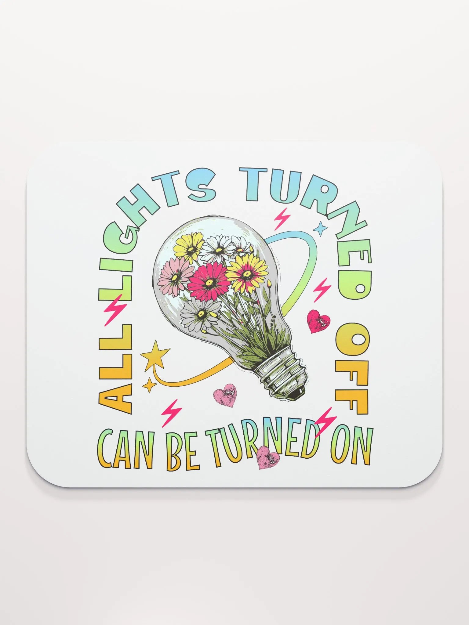 All Lights Turned Off Bloom in the Dark Mouse Pad product image (2)