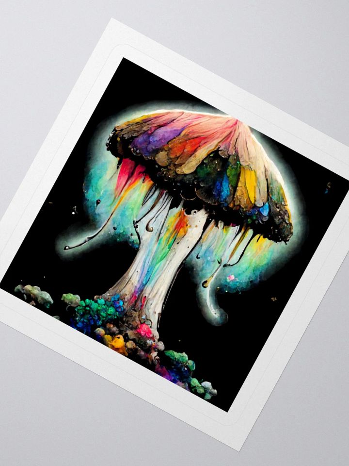 Psychedelic Mushroom Kiss Cut Stickers product image (5)