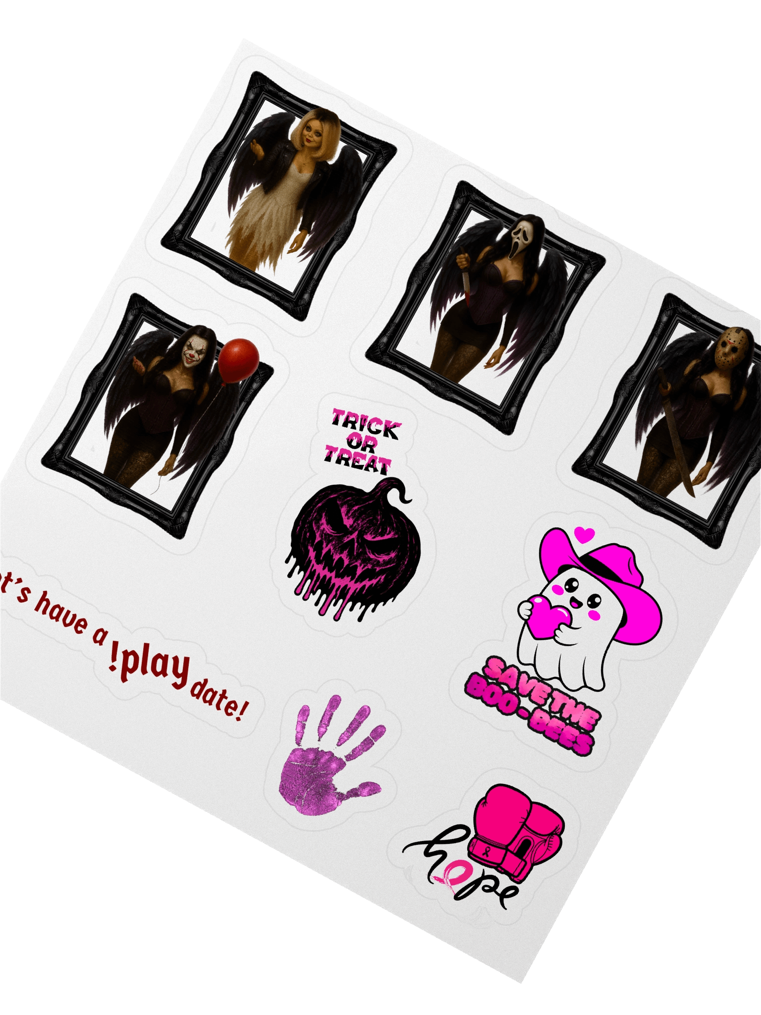Angel's October Kiss Cut Stickers Set product image (2)