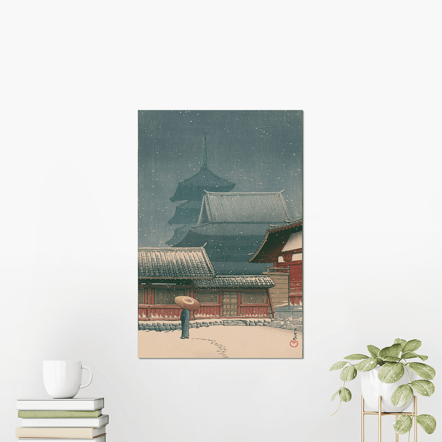 Tenno Temple, Osaka - Kawase Hasui product image (2)