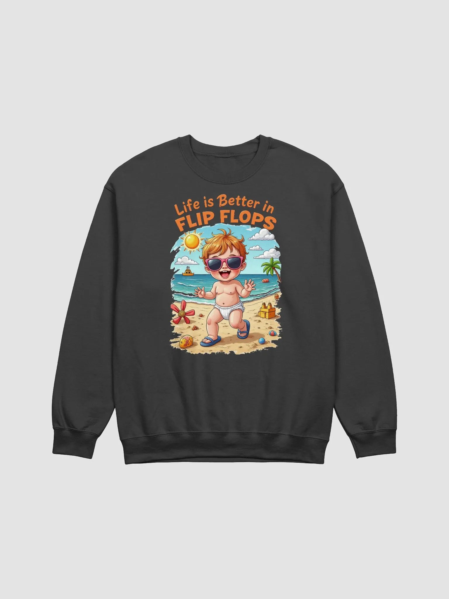 Life is Better in Flip Flops Crewneck product image (1)
