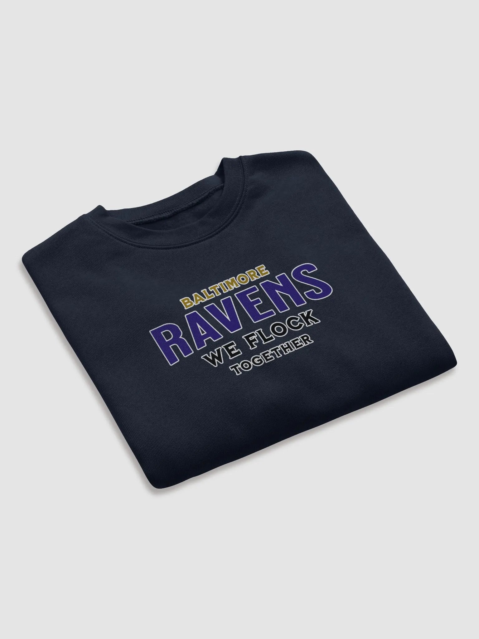Ravens "Fierce Winged" Women's Fleece Crop Sweatshirt | Baltimore Ravens | NFL Home Locker product image (7)