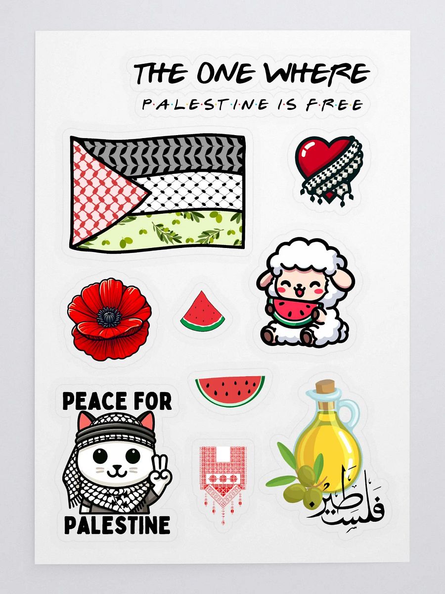 Palestine Theme Sticker Sheet product image (3)