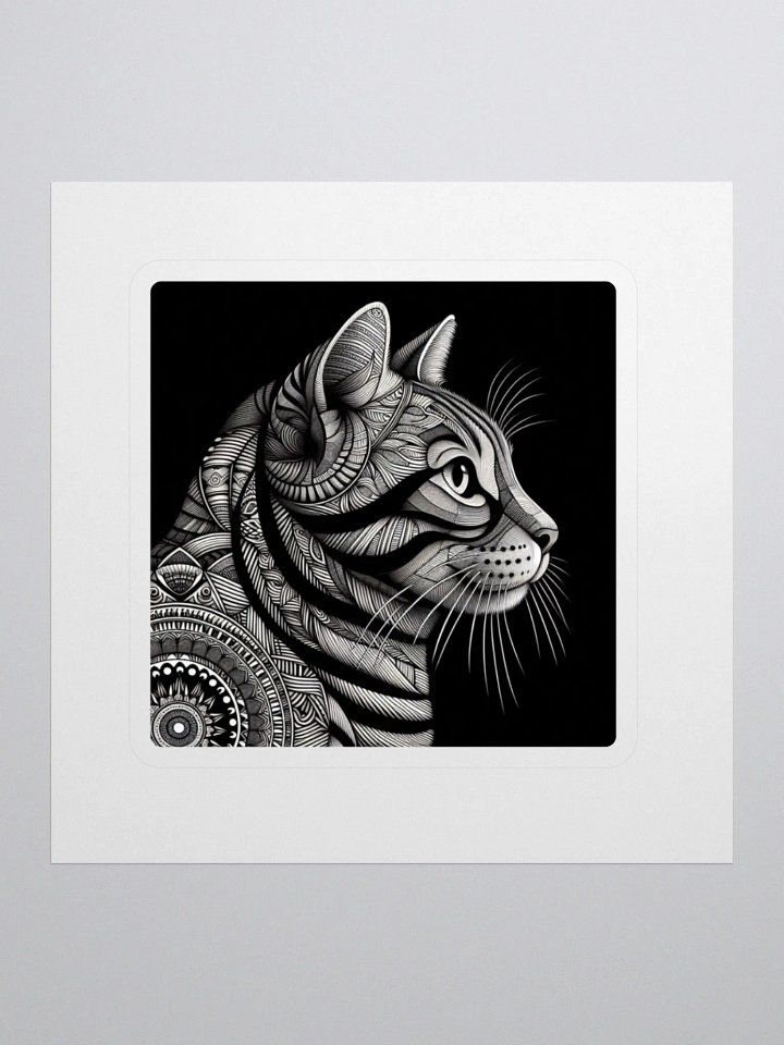 Whiskered Whimsy Kiss Cut Stickers product image (1)
