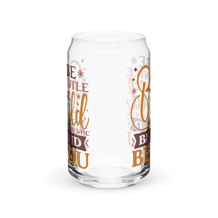 Be Bold Motivation Can-Shaped Glass product image (2)