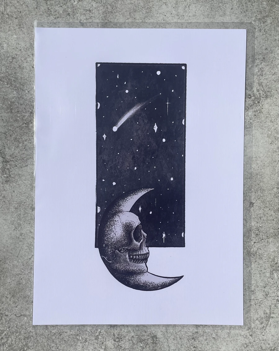 Lunar Lament A4 Fine Art Print product image (3)