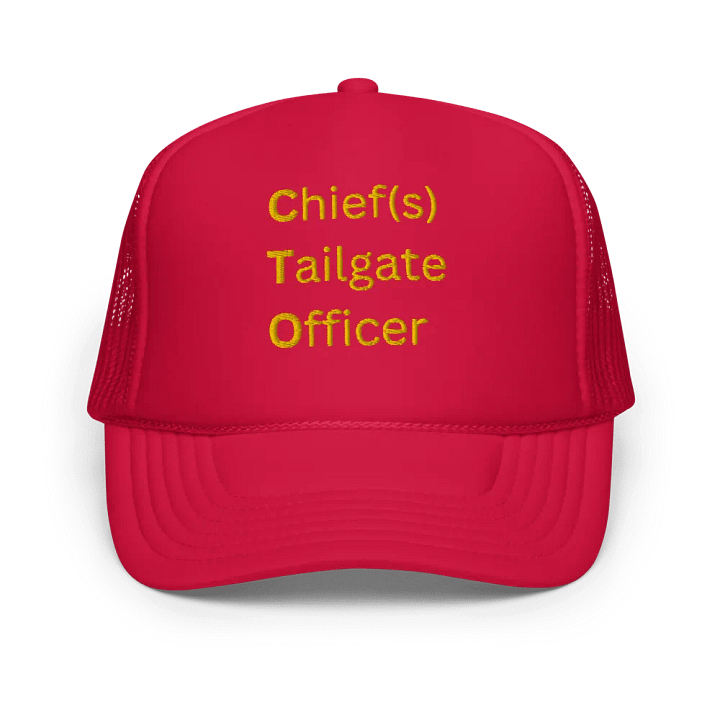 Chief(s) Tailgate Officer Trucker Hat product image (1)