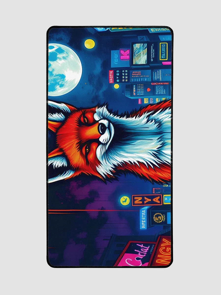 Meditating Fox Desk Mat product image (2)
