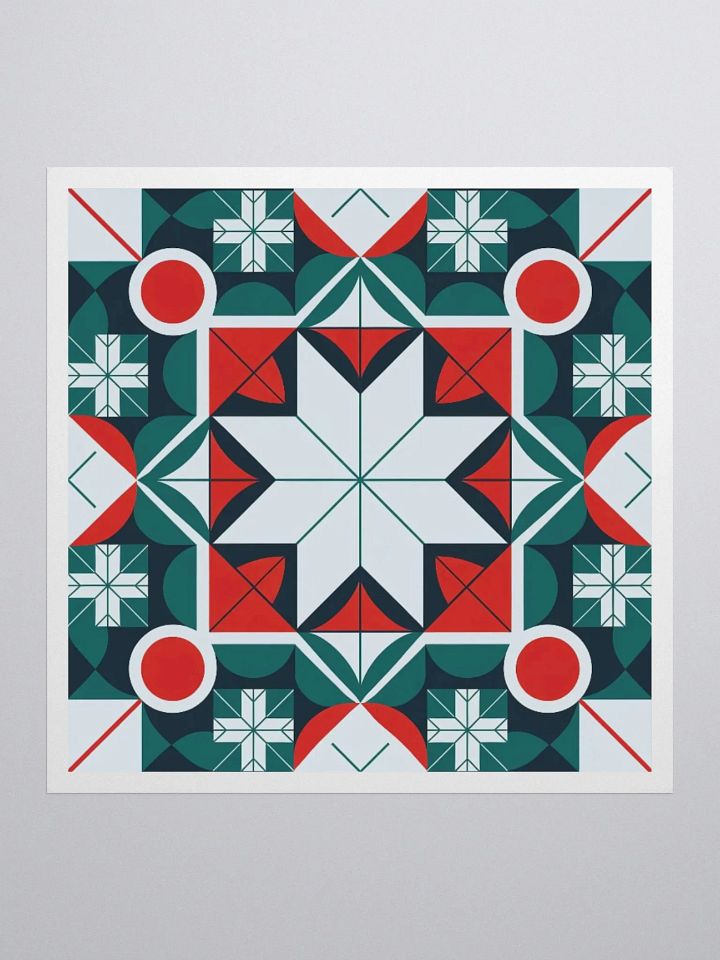 Kaleidoscope patterned Kiss Cut Stickers product image (4)