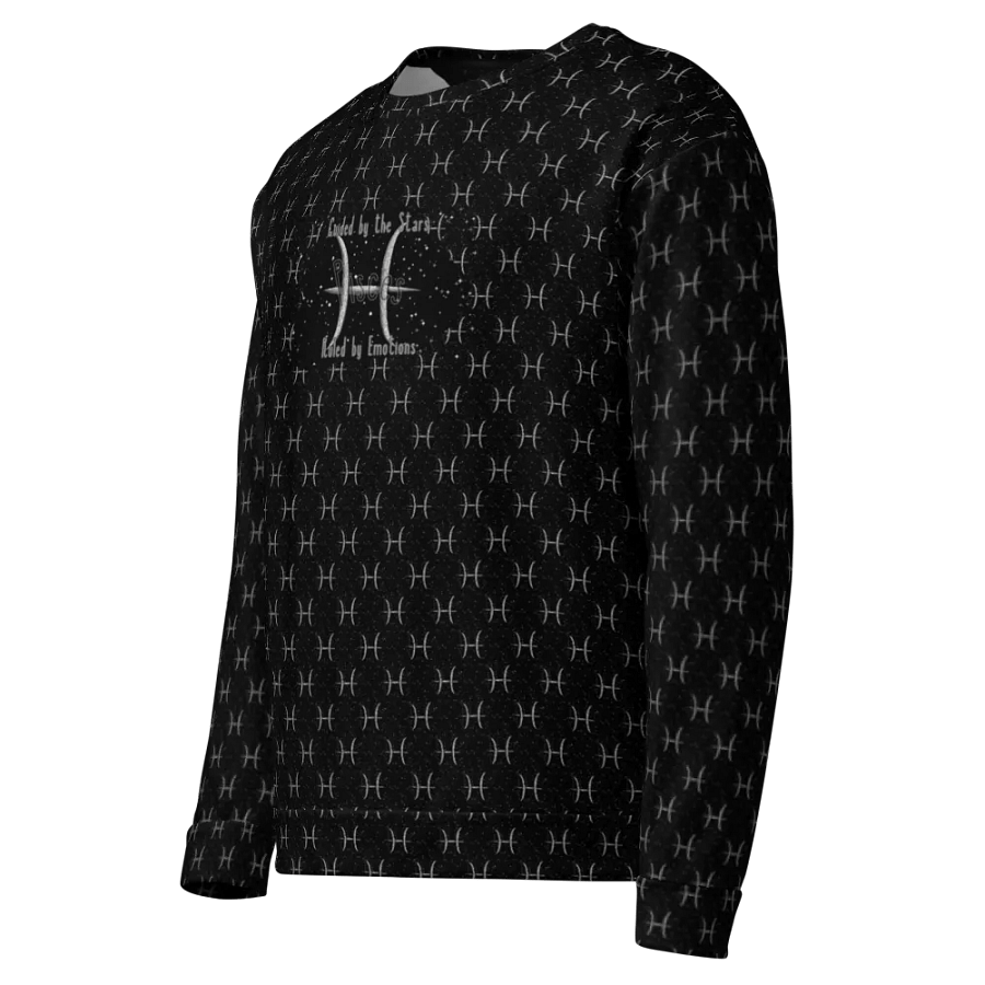 Pisces, Guided by the Stars, Black Sweatshirt product image (3)
