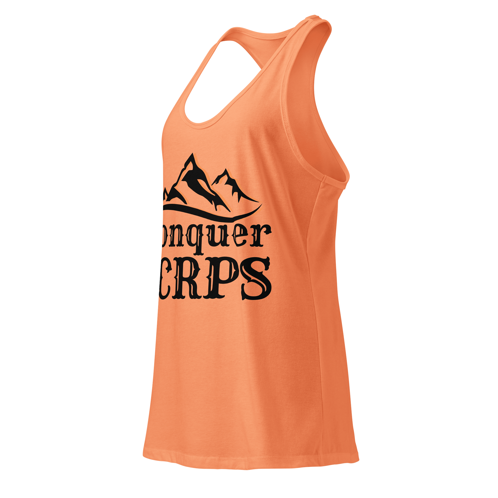 OFFICIAL Conquer CRPS Racerback Tank top ORANGE EDITION product image (4)