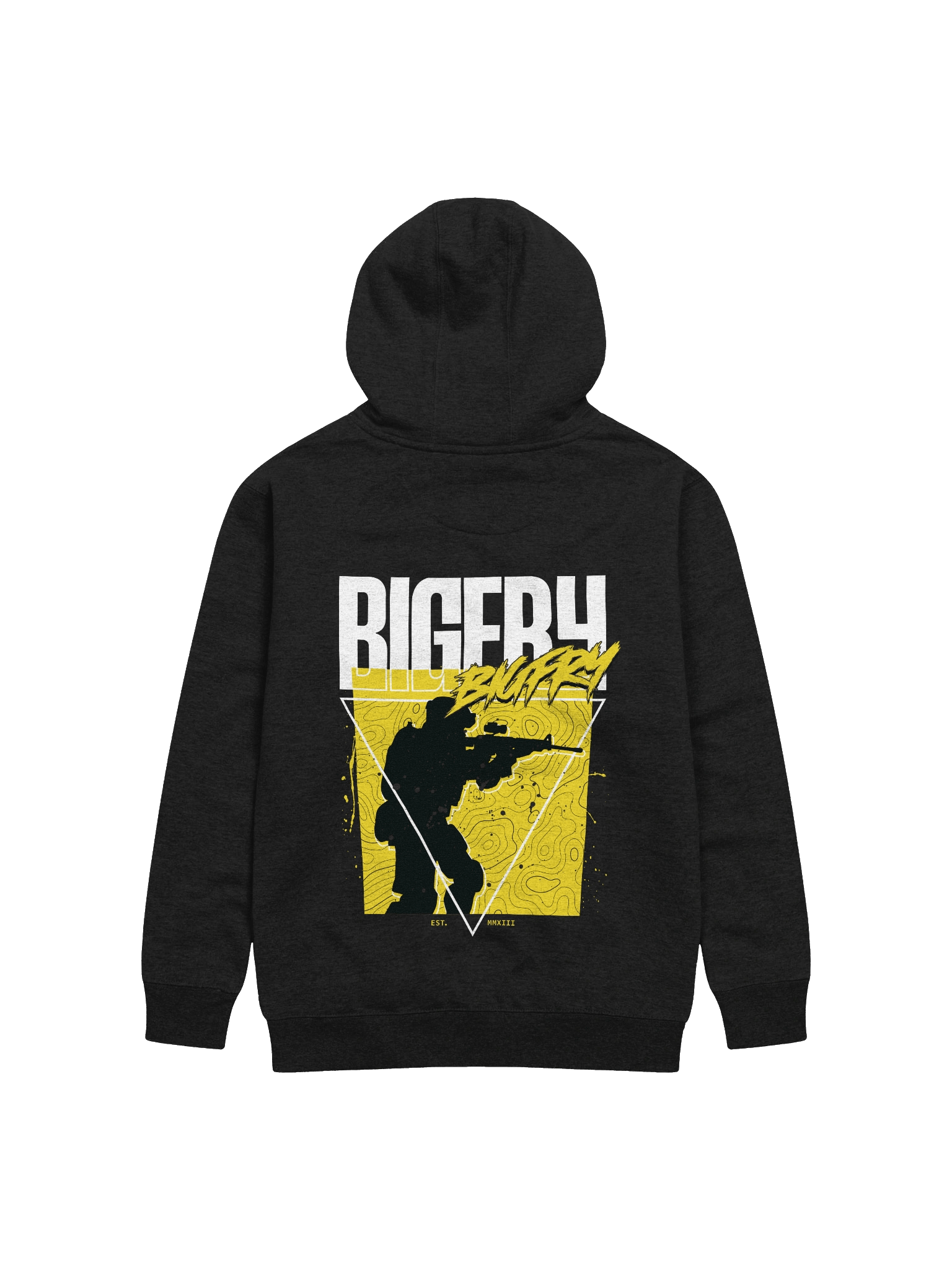 BIGFRY™ | TOPOGRAPHY HOODIE (BLACK) product image (2)