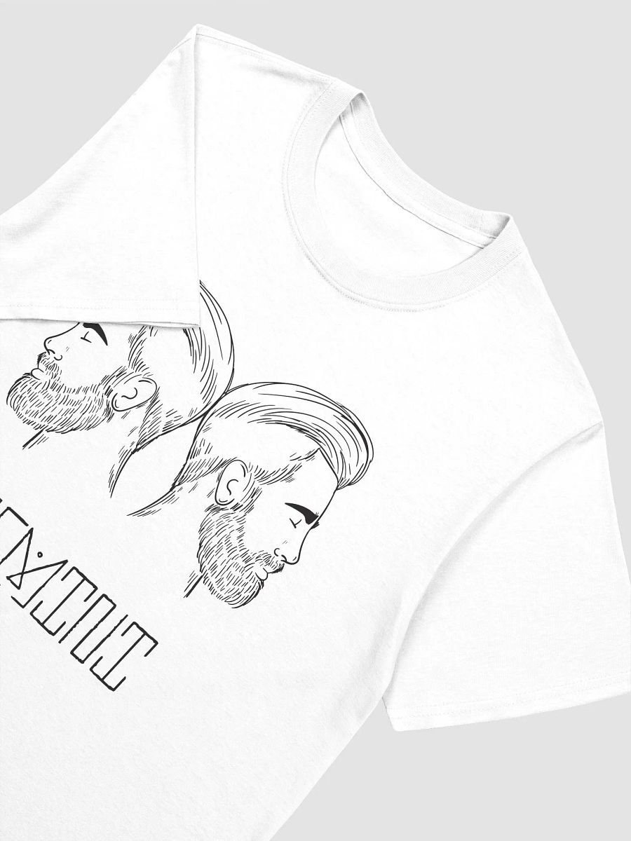 Black Gemini Zodiac Sign Stylized T-Shirt product image (3)