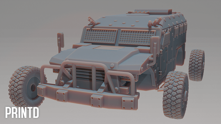 Sherpa APC Light Vehicle - Modern Warfare Wargame Resin Models Zona Alpha product image (2)