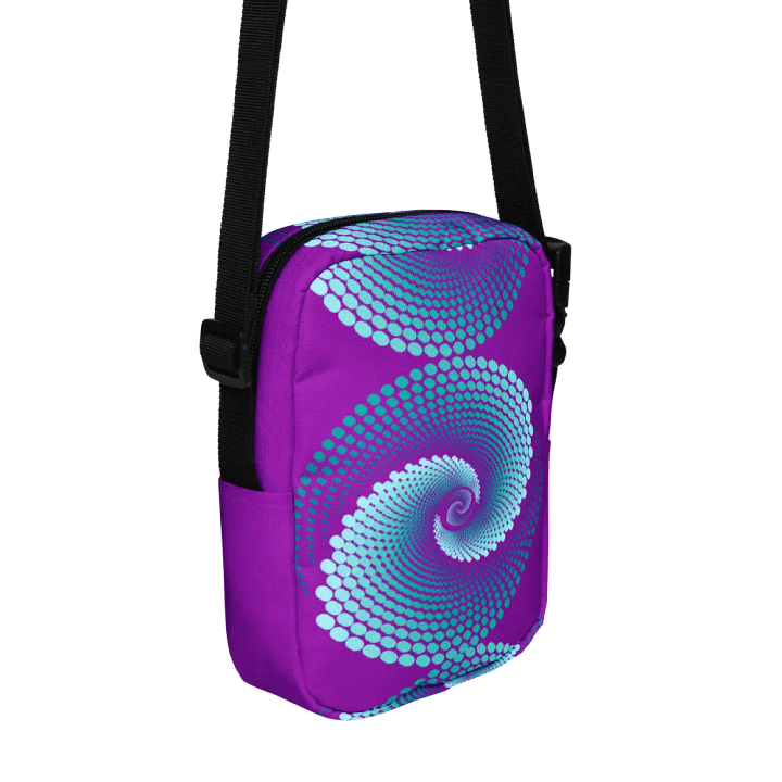 Spiral Swirls All-Over Utility Crossbody Bag stylish ladies product image (2)
