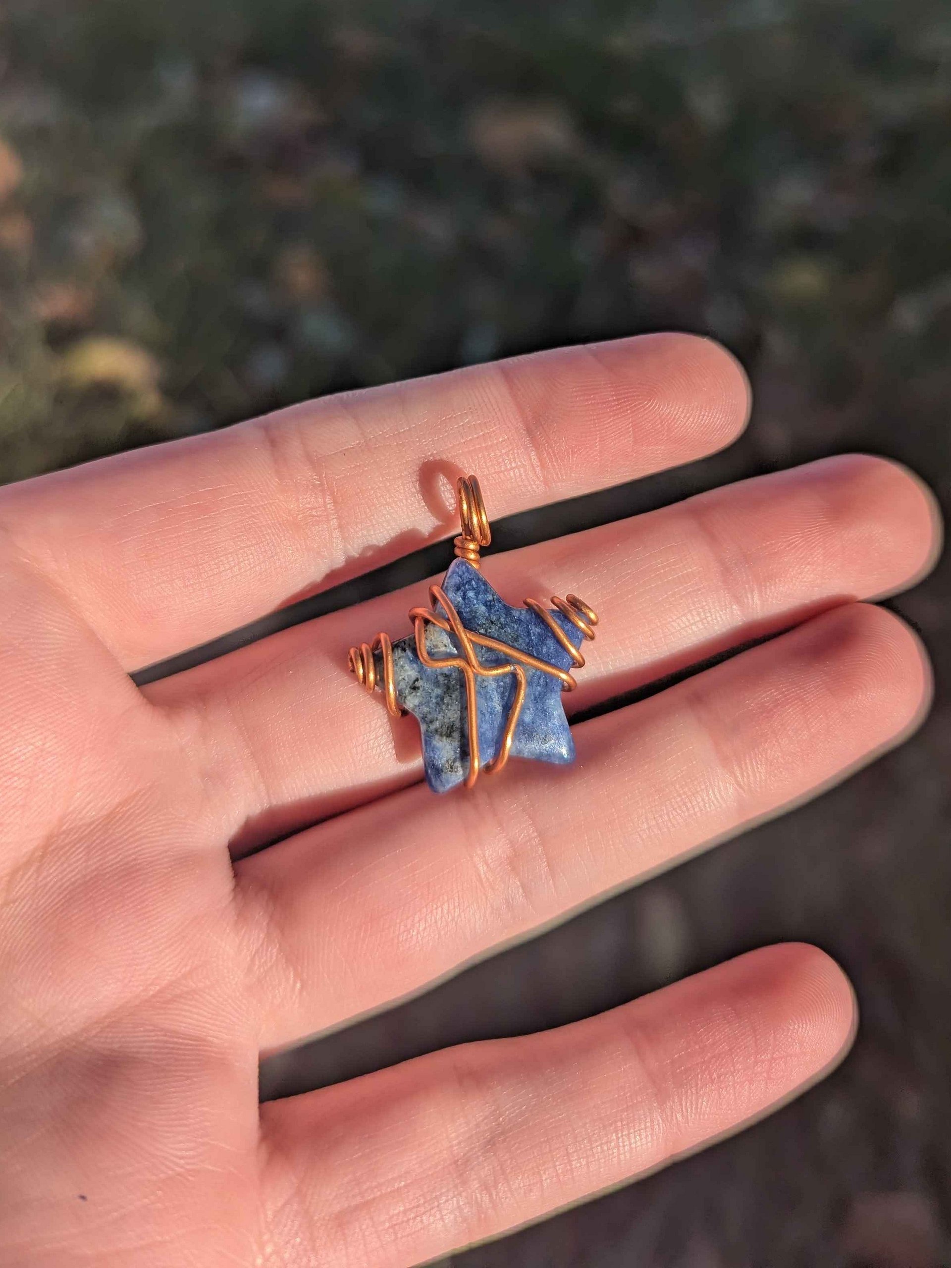 Sodalite Star necklace product image (1)