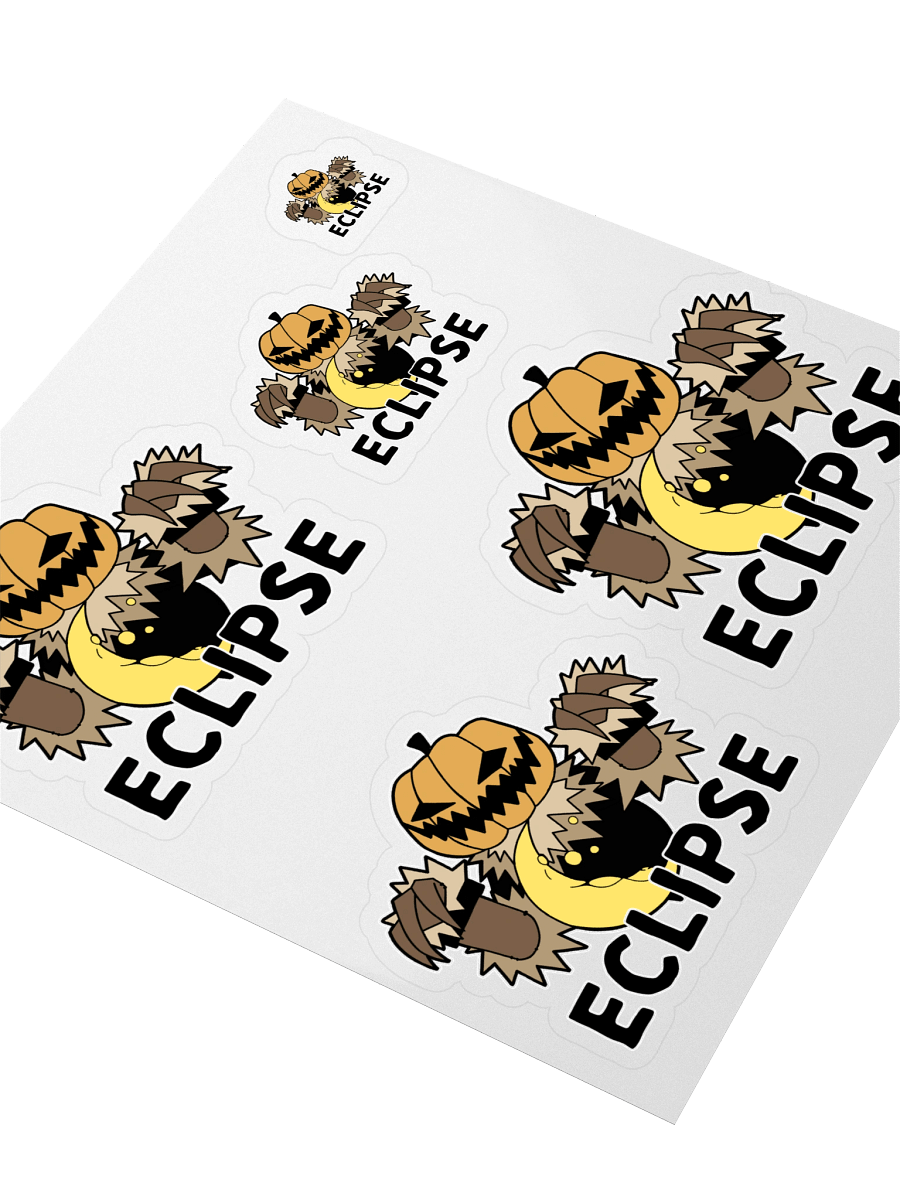 Eclipse Pumpkin King Kiss Cut Stickers product image (3)
