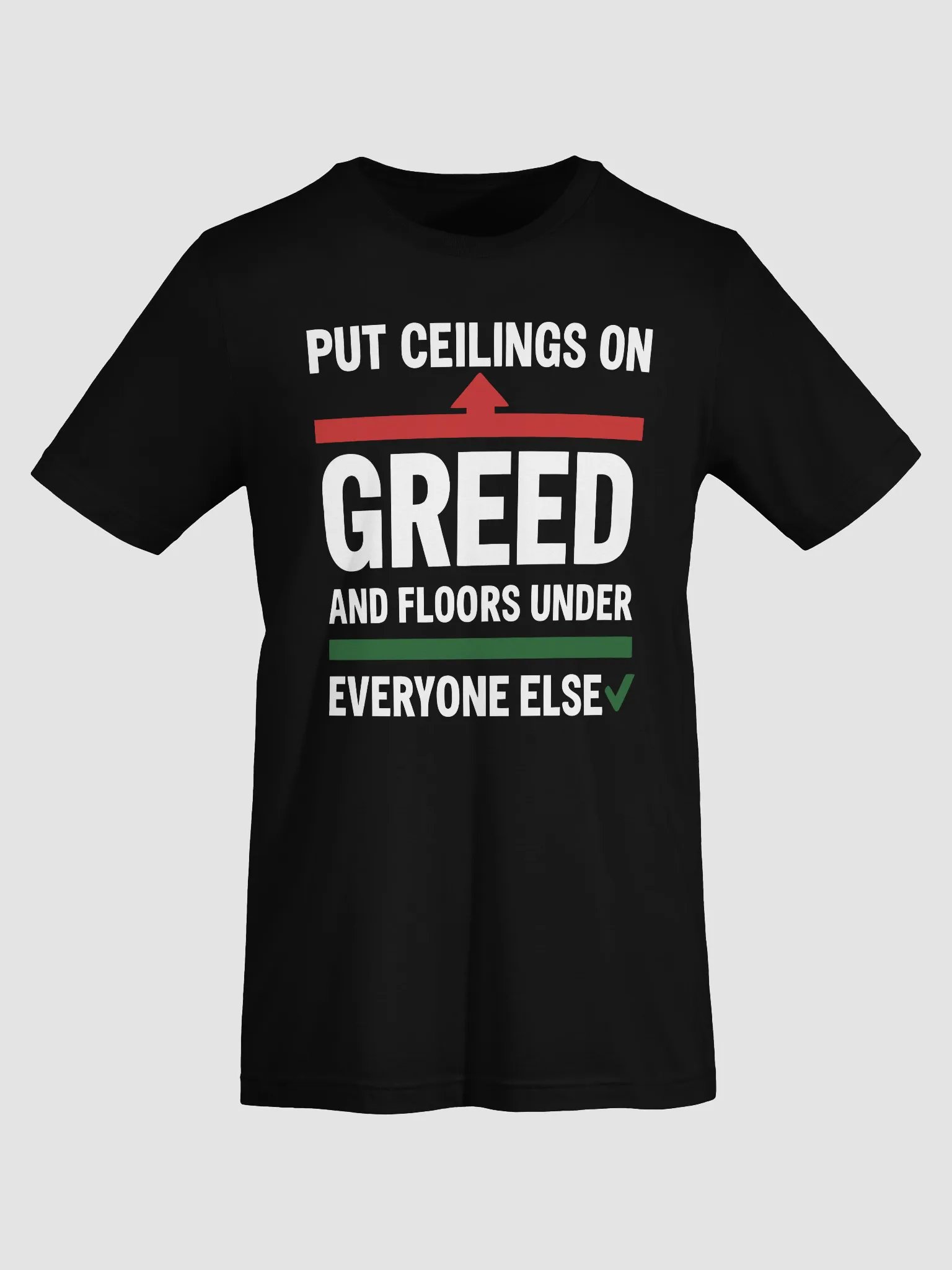 Greed Limits Unisex Supersoft T-Shirt product image (6)