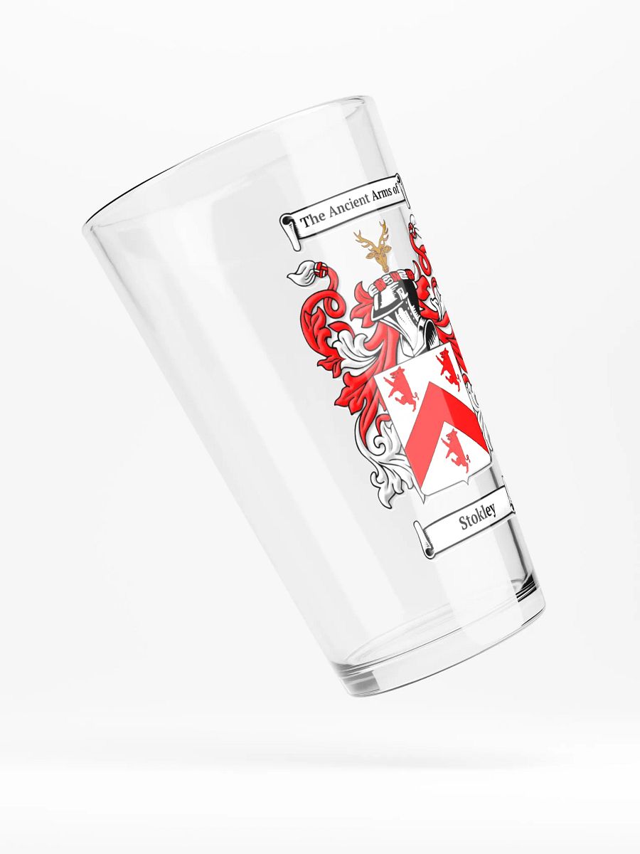 Stokley Family Crest - Shaker Pint Glass product image (4)
