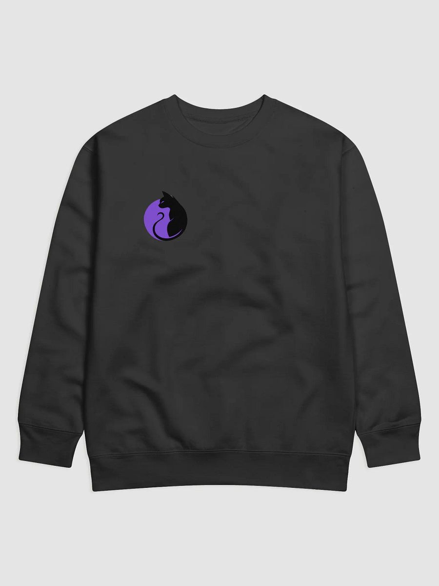 KawaiKitten Black Cotton Sweatshirt product image (1)