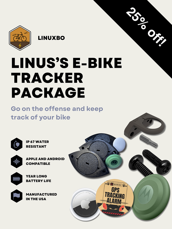Linus’s E-bike Tracker Package product image (1)
