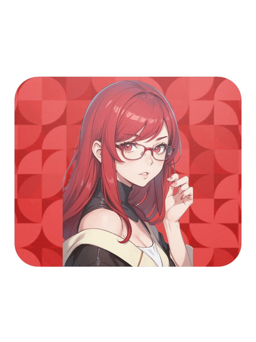 (RED Waifu) K Classic Mouse Pad product image (2)