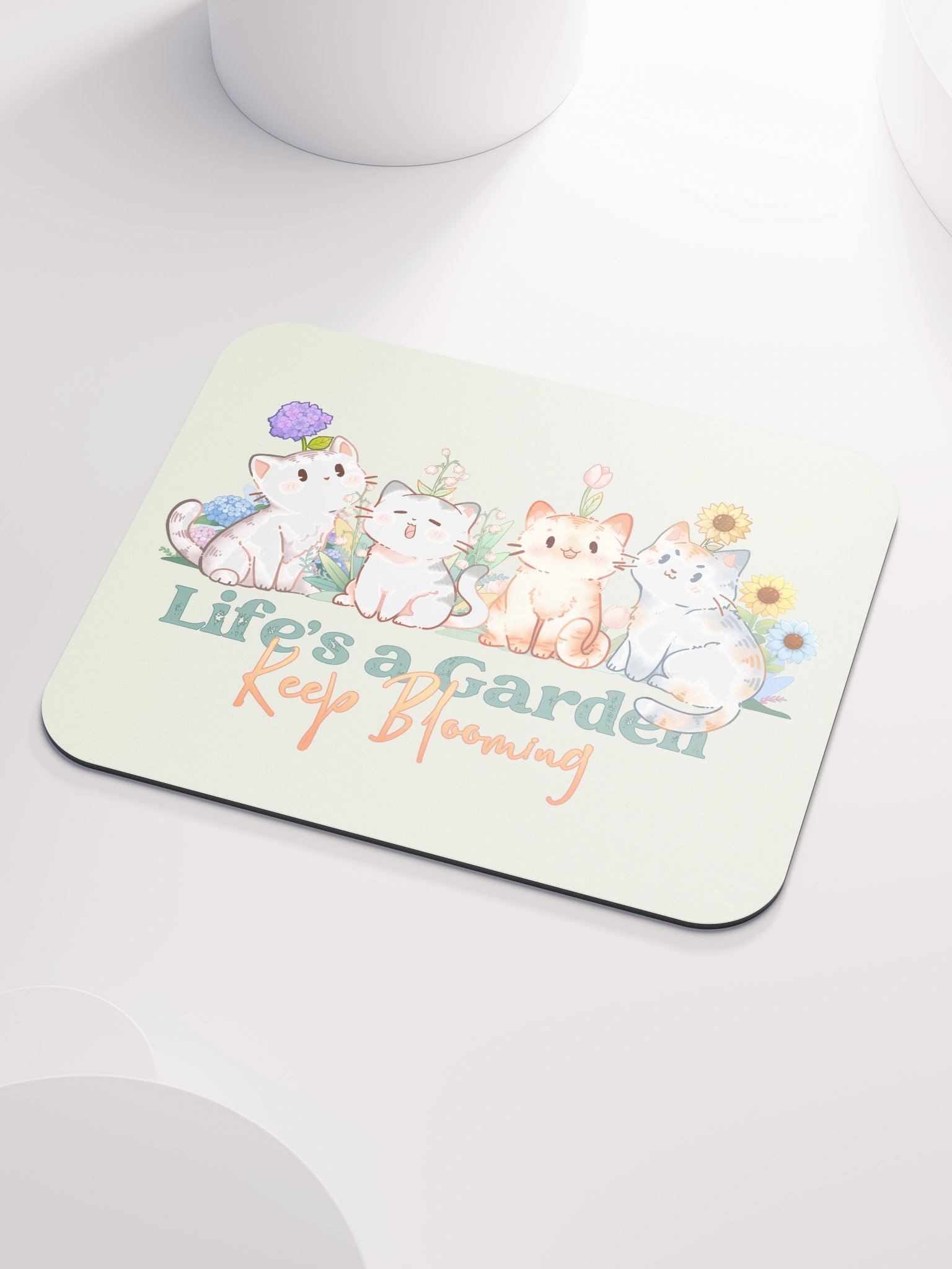 Life is a cat garden - mouse pad product image (6)
