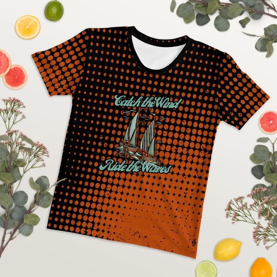 Sailing Boats Nautical All Over Print T-shirt product image (7)