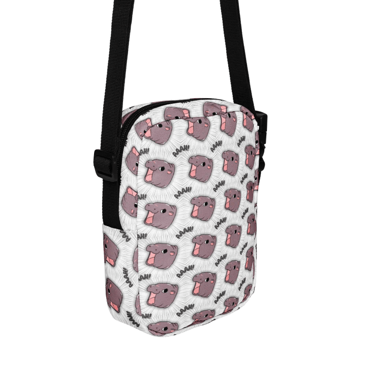 MOODENG'S WHITE AAAH! UTILITY CROSSBODY BAG! product image (2)