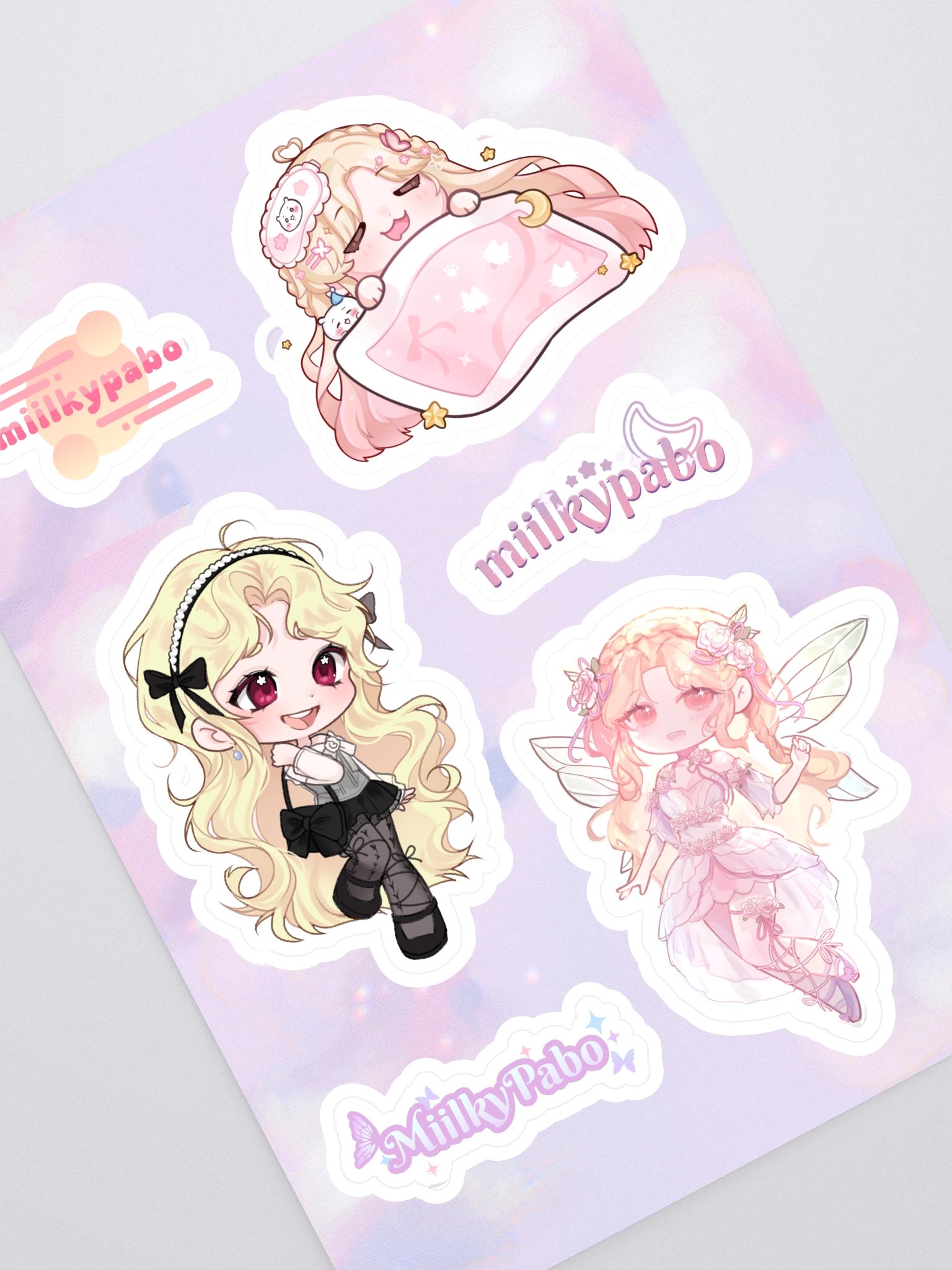 Triple miilkypabo Shake ~ Kiss Cut Sticker Sheet product image (1)