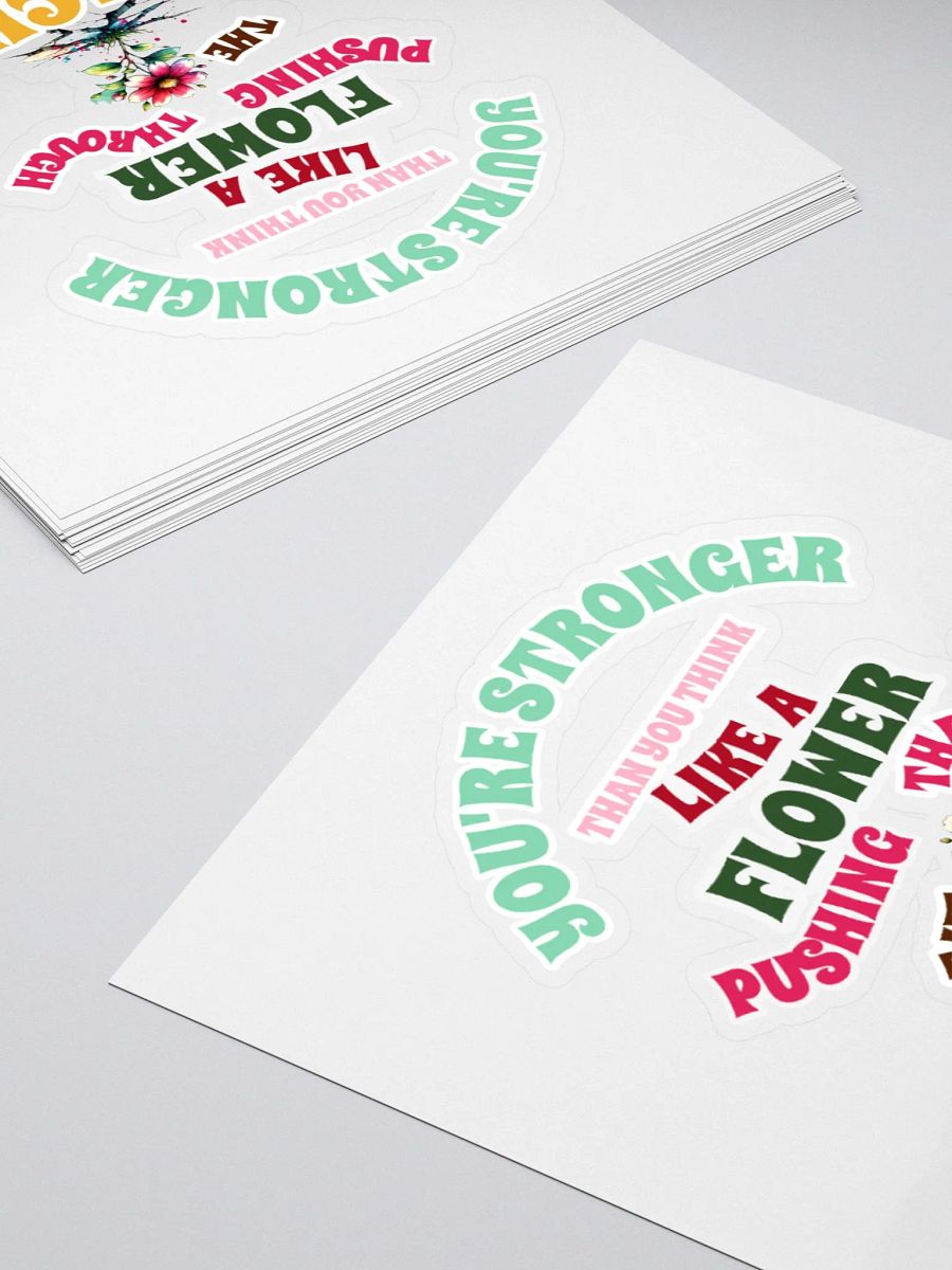 Flower Power Kiss Cut Stickers product image (4)