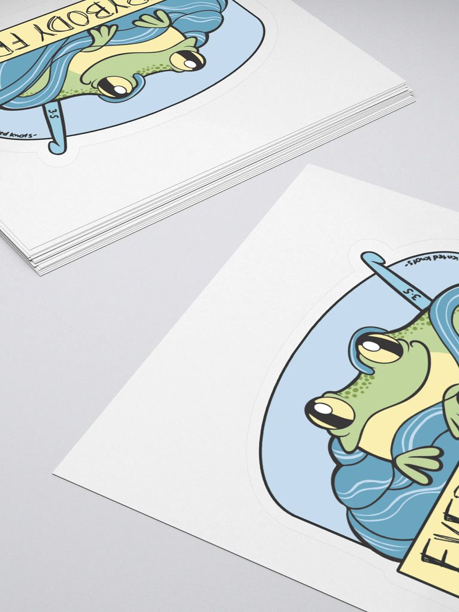 Everybody Frogs Kiss Cut Stickers product image (5)