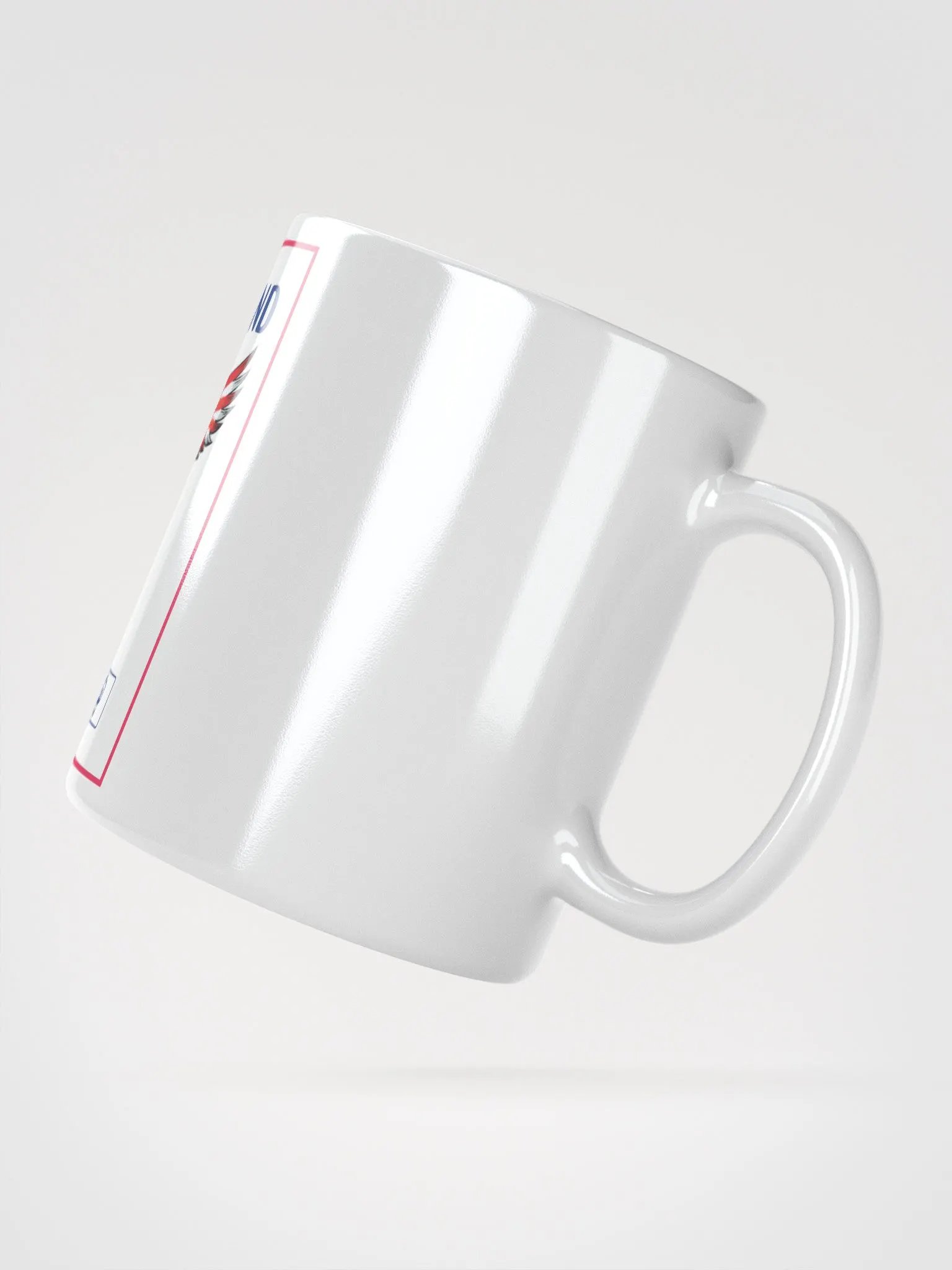 Patriotic Eagle White Glossy Mug product image (2)