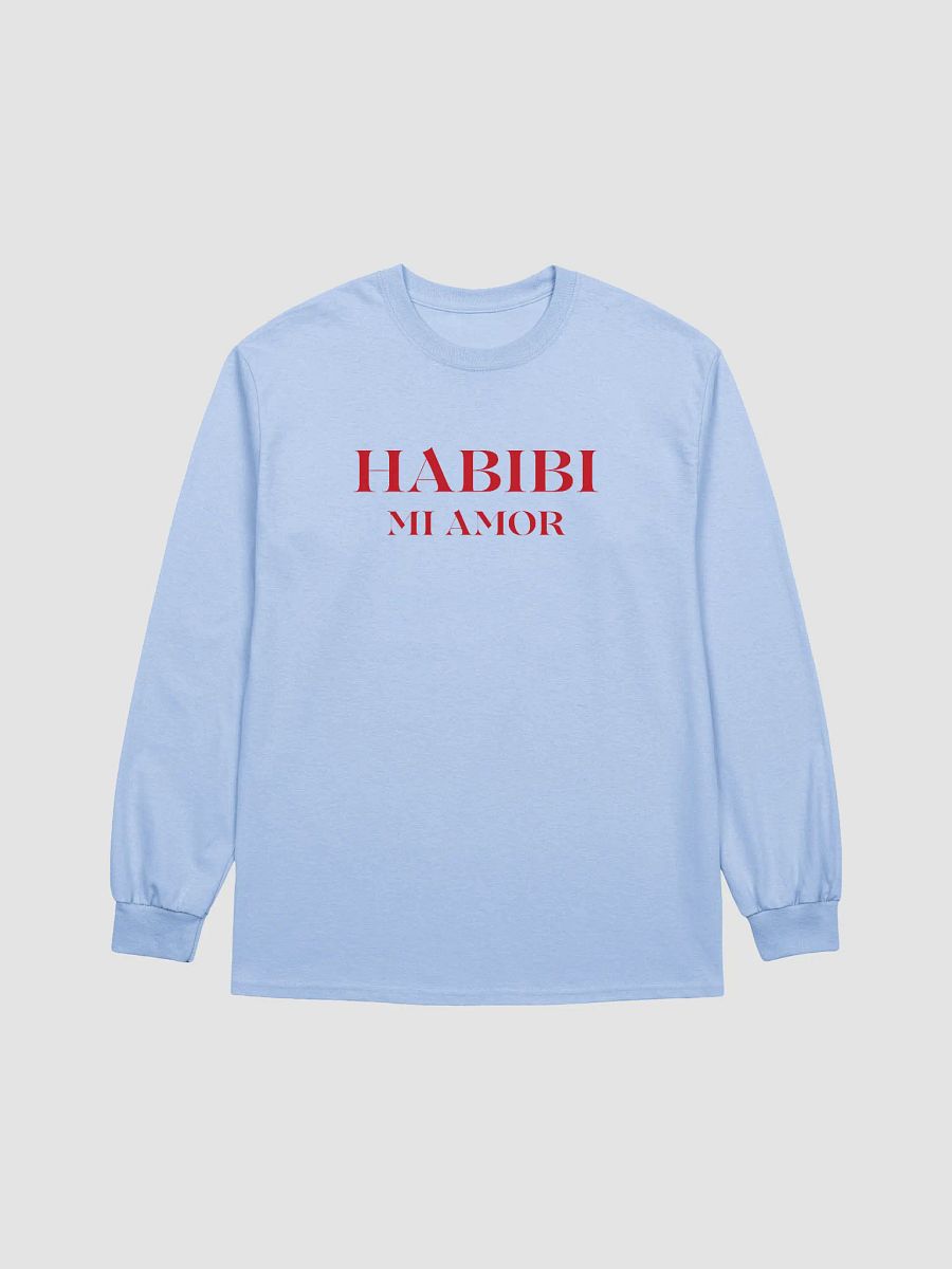 Habibi Mi Amor Long Sleeve Tee Red product image (2)