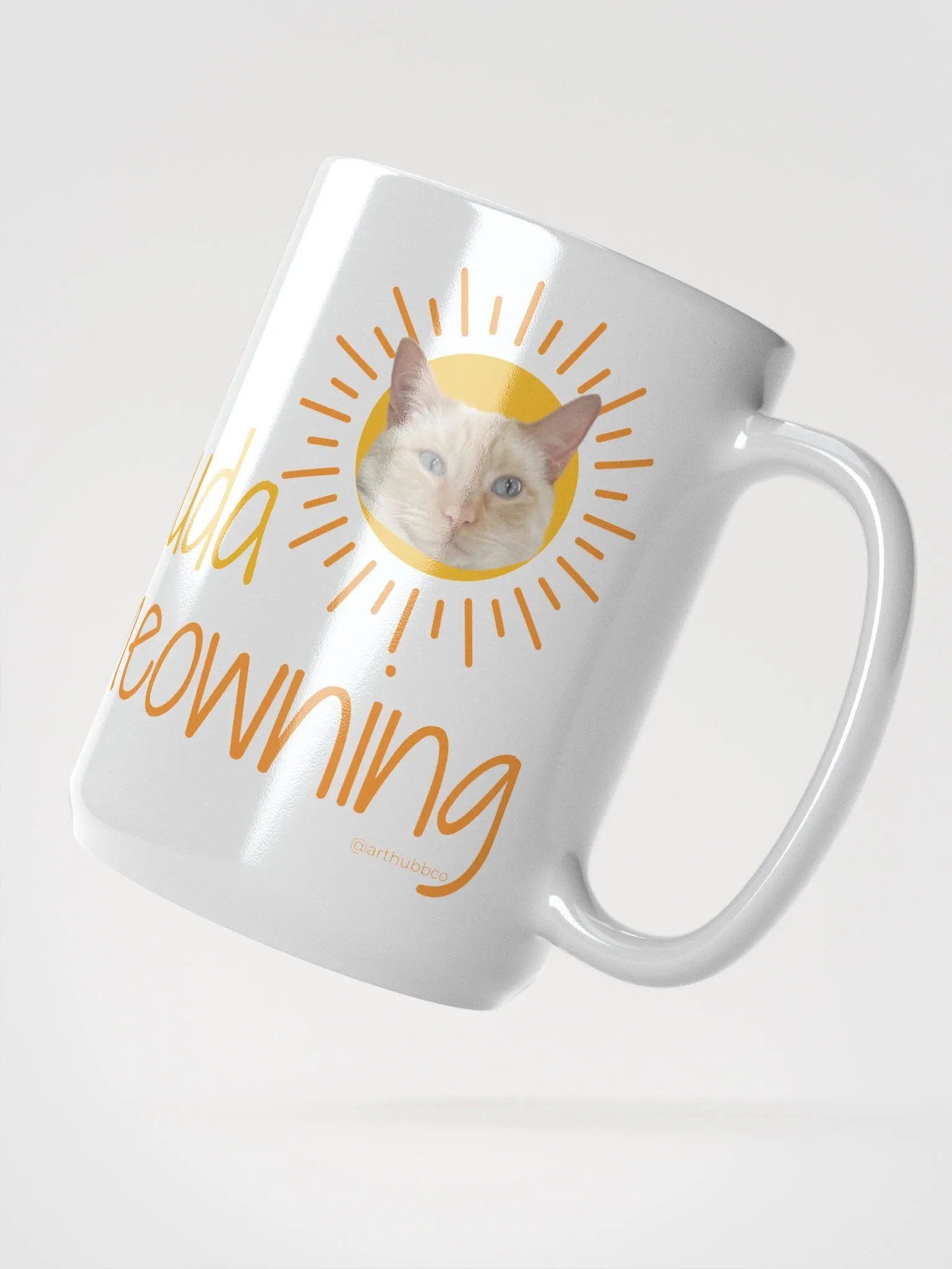 Gouda Meowning Mug (15oz) product image (2)